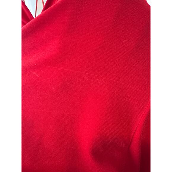 Musier Paris Red Iraklia Strappy Backless Midi Dress Women’s Size 6 / FR 38 - Picture 8 of 12